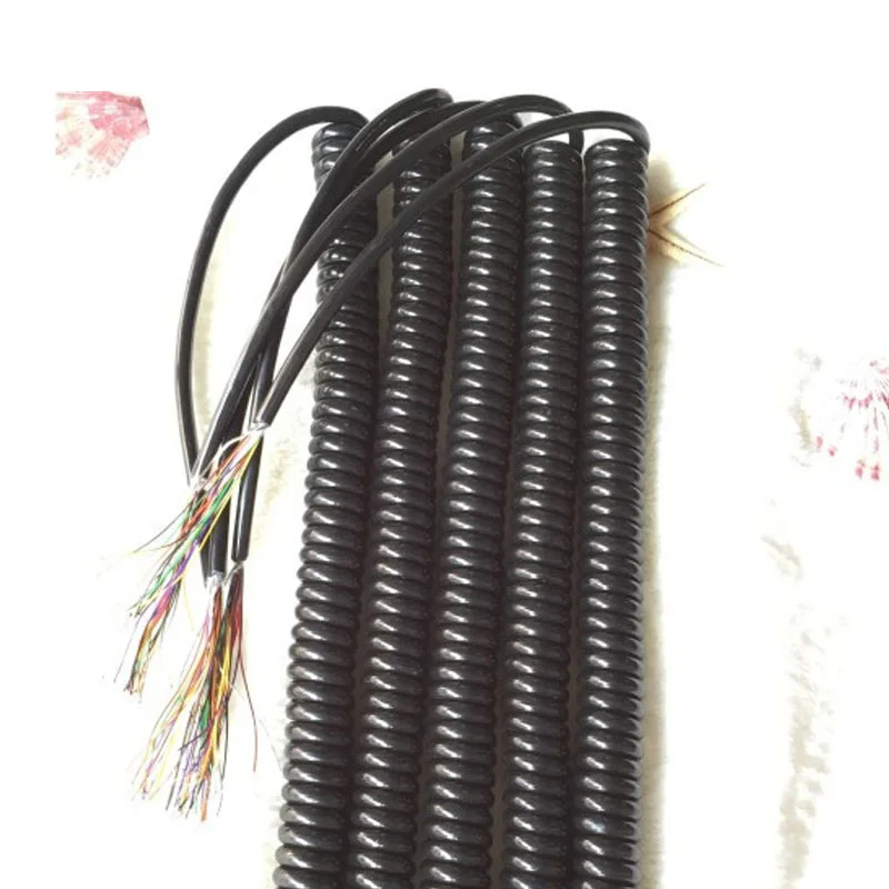 Оптовая продажа дешевый спиральный защитный кабель 7 12 15 16 17 19 21 сердечник 3 4 5 6 м