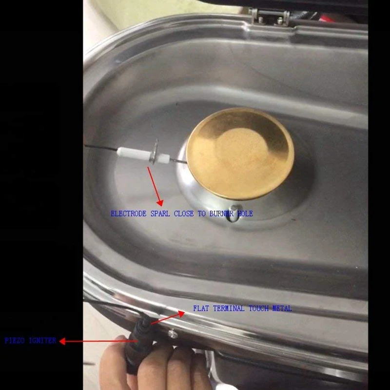 Пьезоэлектрическое устройство зажигания для печи пьезоэлектрическое с кабелем