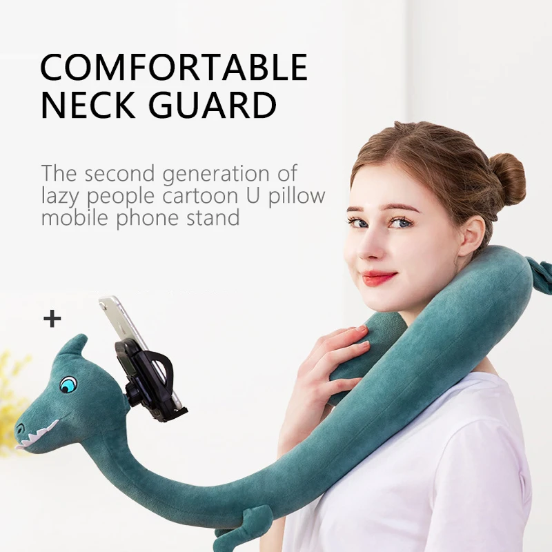 Новая ленивая u образная Подушка для сна мобильный телефон кронштейн 2 в 1