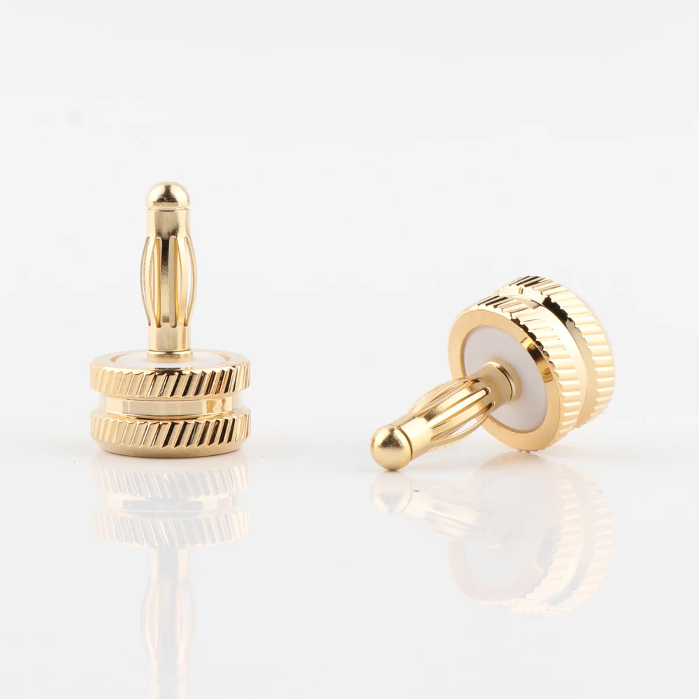 CA7005(g) High performance 12pcs Noise Stopper ,Gold Plated Speaker Binding Post Caps
