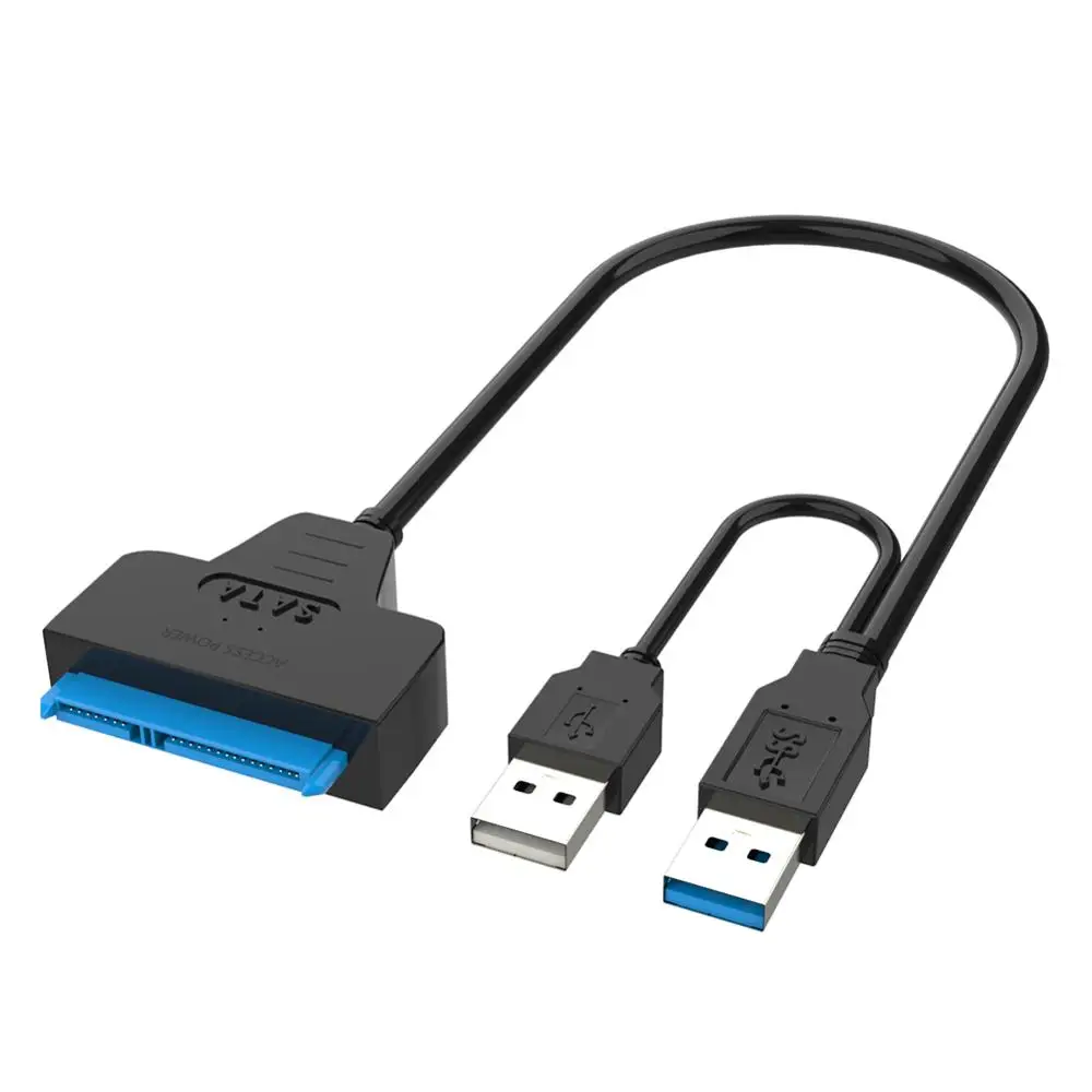 Кабель для передачи данных USB3.0-SATA 22-контактный кабель твердотельного накопителя