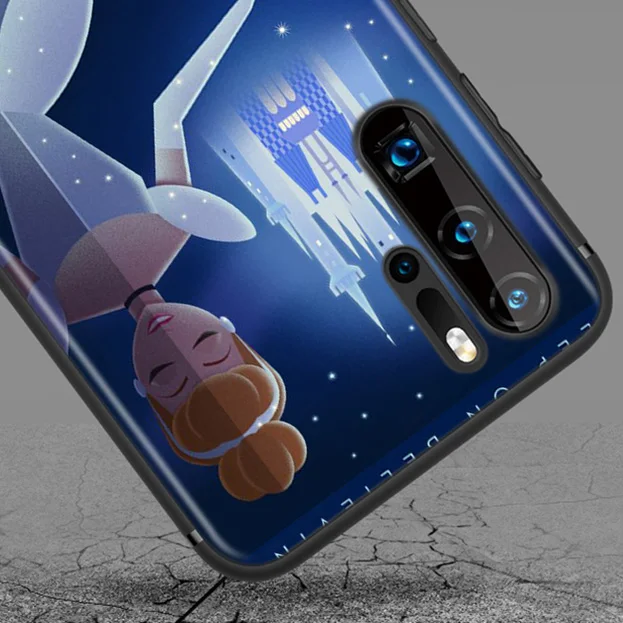 

Disney Cartoon Animation Movie For Huawei P50 P40 P30 P20 P10 P9 P8 Lite E Mini Pro Plus 5G Soft TPU Silicone Black Phone Case