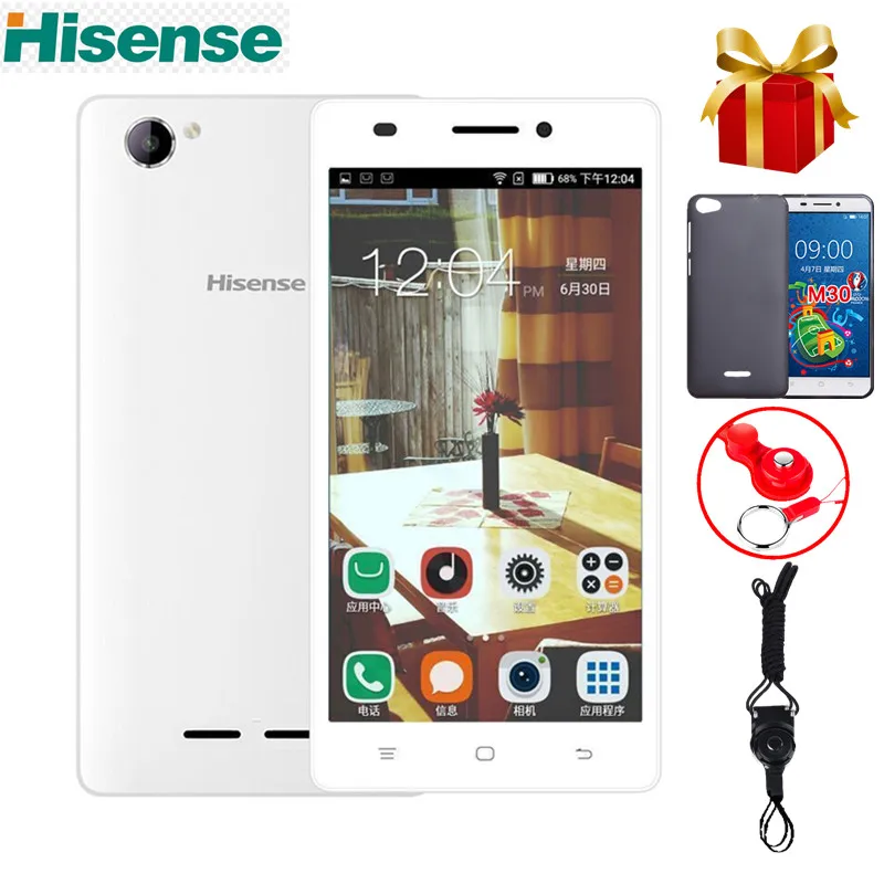 Hisense M30 M30T 4G LTE смартфон 1 Гб ОЗУ 8 ПЗУ 5 0 дюймов Qualcomm четырехъядерный Android 6 5.0MP 2000 мАч