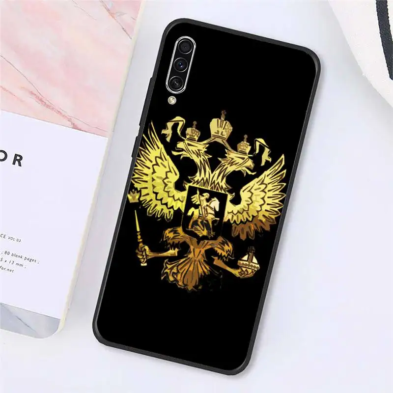 

Russia Flags Emblem Phone Case For Samsung galaxy S 9 10 20 A 10 21 30 31 40 50 51 71 s note 20 j 4 2018 plus Luxury brand