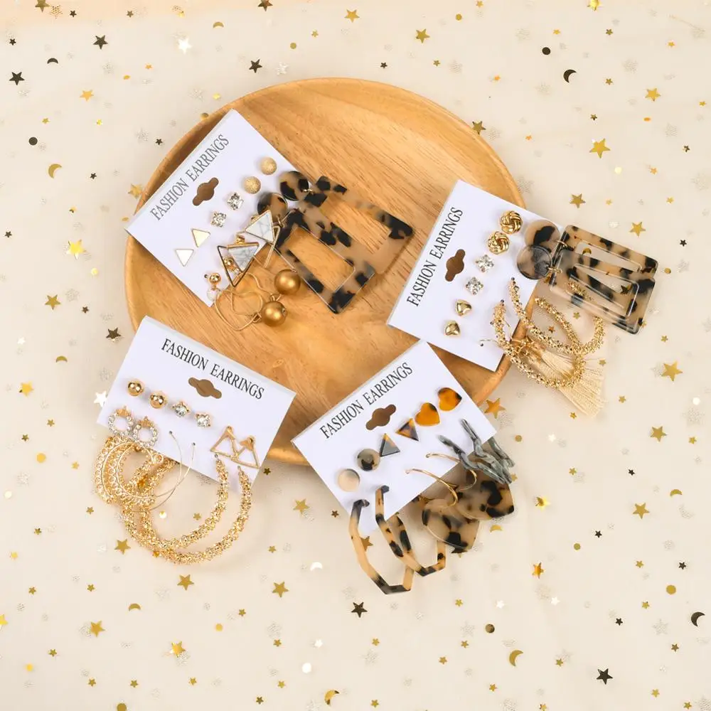 Роскошные серьги кисточки акриловые геометрические 2020 популярные среди