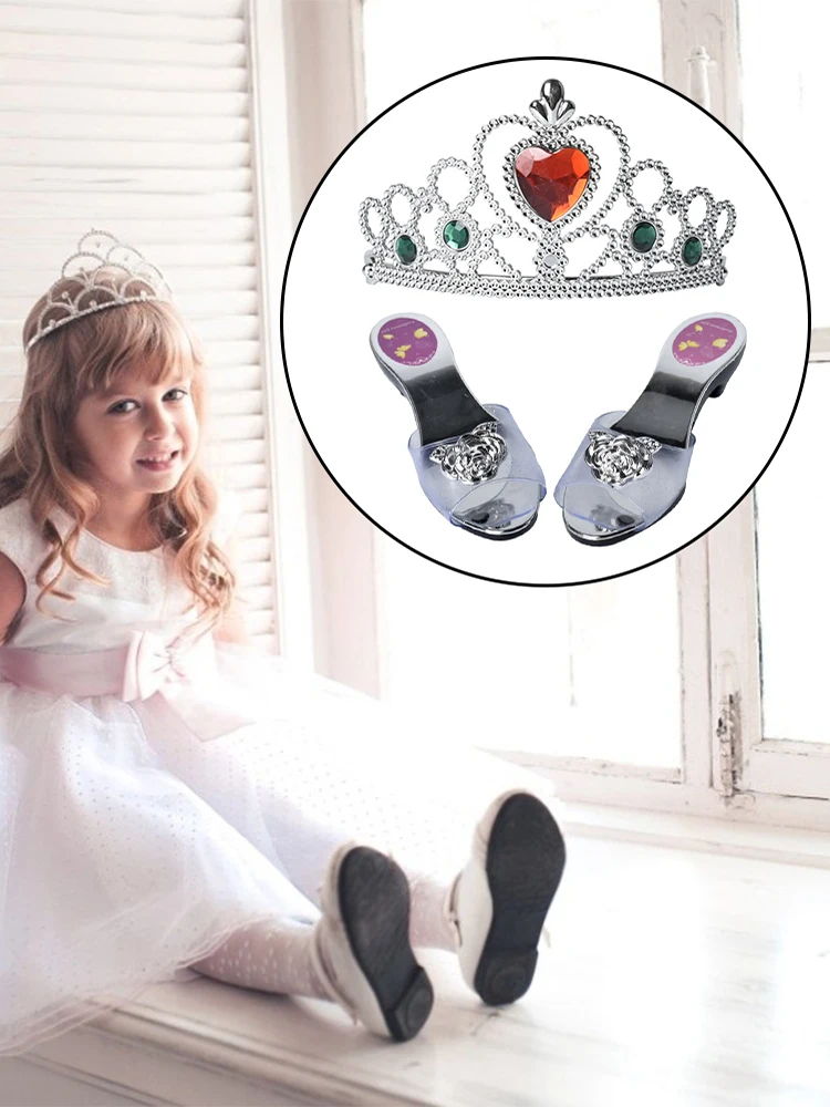 

Princess Dress Up Play Shoe And Jewelry Boutique Multiple Fashion Accessories Princess Jewelry Set Best Gift For Child Girls