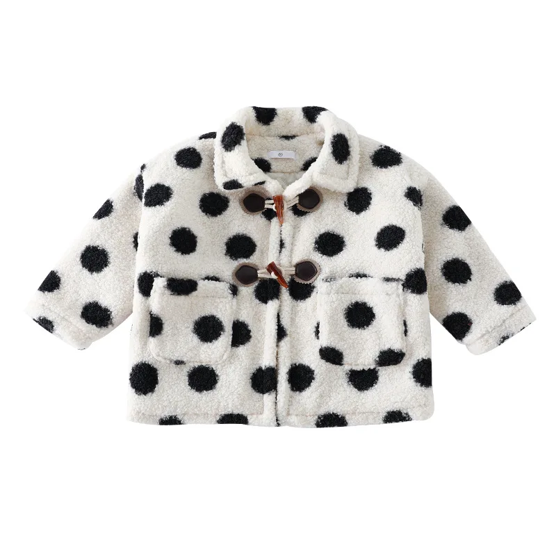 

Family Matching Outfit Mother Daughter Matching Clothes 2021 New Autumn and Winter Outfit Fashion Coat Thickened Lamb Wool Top