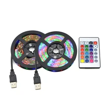5 В USB Мощный светодиодный светильник 2835 SMD RGB кухонная лампа 1 м 2 м 3 м 4 м 5 м лампа лента для ТВ фона шкаф декоративный светильник ing