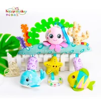 baby rattles crib mobiles toy holder rotating animal musical box bed bell hanging bracket toys for newborn toy 0 24 months gift