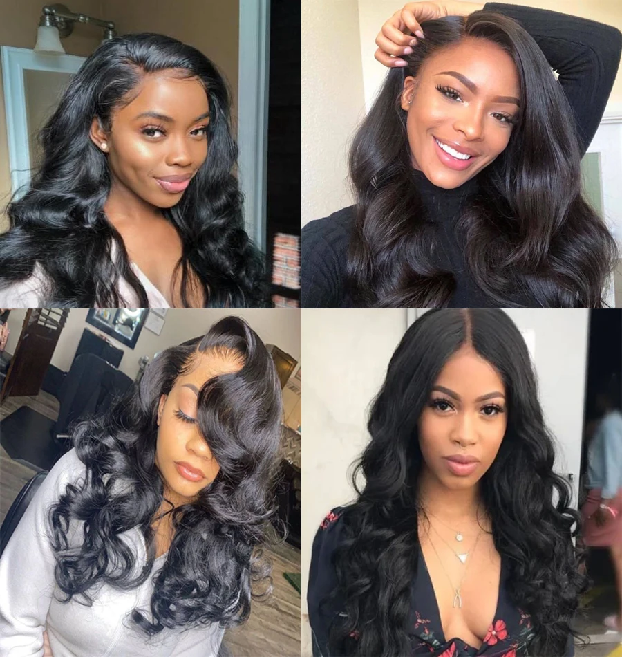 

Hd Lace Front Wig Body Wave Brazilian 100% Human Hair Wigs Short Bob 4x4 Lace Closure Wigs PrePlucked 13x4 Lace Frontal Wig Remy