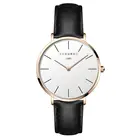 CHRONOS женские часы с ремешком и пряжкой, Простой циферблат, модные кожаные Кварцевые водонепроницаемые и ударопрочные женские часы CH3303