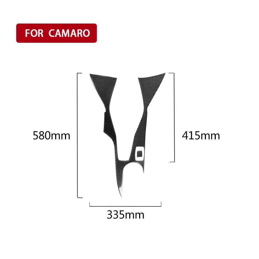 

For Chevrolet Camaro 2017-2019 Protection Carbon Fiber Stickers Auto Accessories Car Central Control Decorative Panel Trim Cover