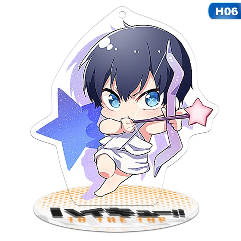 

9cm Anime Haikyuu!! Acrylic Stand Model Toys Printed Desk Action 12 Constellation Figures Comic Exhabition Decor Ornaments