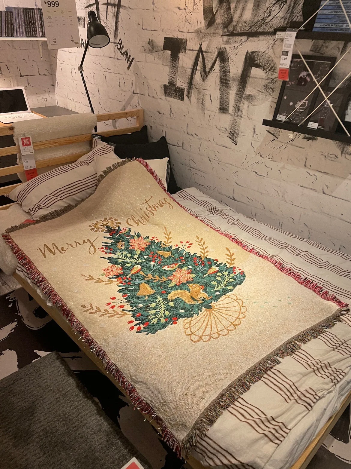 Merry Christmas Tree Blanket Throw Knitting Thread Bed Sofa Bedspread Home Xmas Gift Leisure Couch Cover Car Blankets |