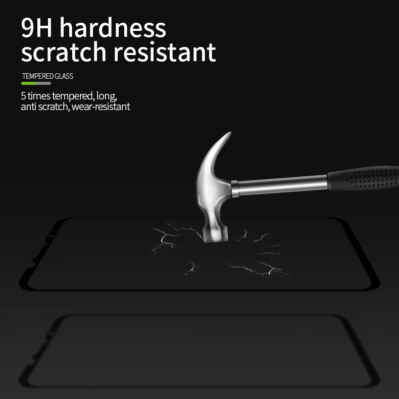 Для Meizu 16Xs закаленное стекло 2.5D изогнутое 9H полное покрытие протектор экрана для