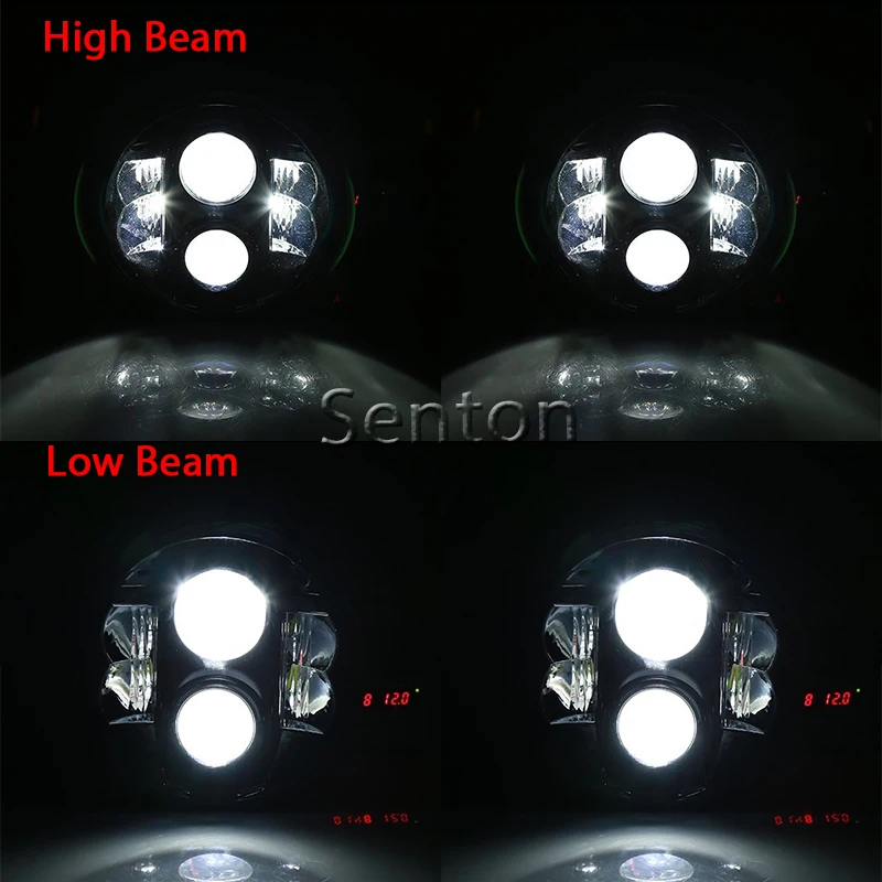 7 дюймовый светодиодный головной светильник преобразования Наборы 80 Вт супер