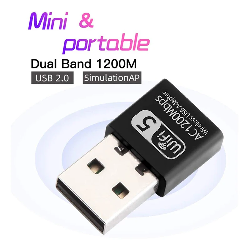 Wi-Fi-адаптер Realtek RTL8812BU 3 0 ГГц 5 2 4 Мбит/с | Компьютеры и офис