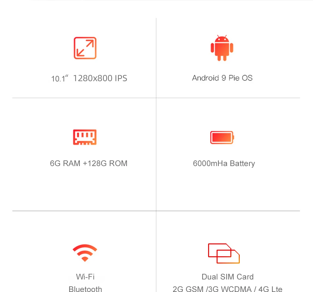 Mx960, закаленное стекло, 6 ГБ ОЗУ, 128 Гб ПЗУ, планшетный ПК, 10 дюймов, Android 9,0, 3G, 4G, LTE, планшет, 1280*800, две sim-карты, gps, телефон, планшеты, 10,1