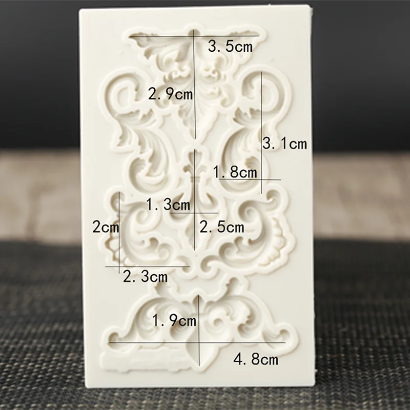 Luyou кружевная лоза граница силиконовые формы для украшения торта инструменты