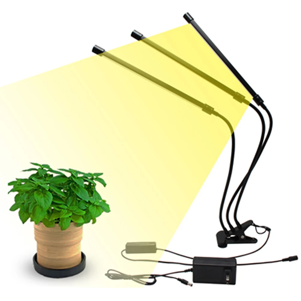 Светодиодная фитолампа полного спектра с таймером светисветильник для растений