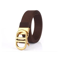 kemeiqi leisure outdoor toothless automatic buckle nylon belt braided belt ladies wild personality fashion belt jeans belt
