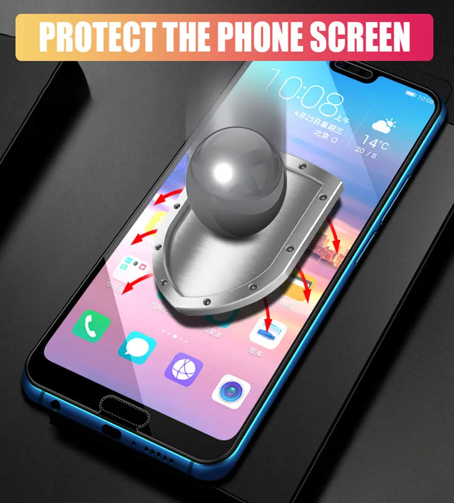 Закаленное стекло для huawei mate 20 X P30 Lite P20 Pro P Smart Защита экрана для huawei Nova 3 3i 3E 4 mate 20 Lite стекло