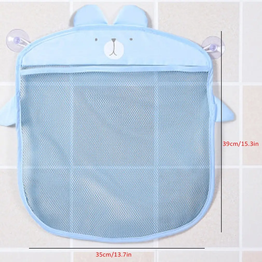 

MultiPurposes Korean Fashion Sucker Design Cartoon Kitchen Bathroom Mesh Bags Waterproof Baby Kids Storage Net Bag Drop Shipping