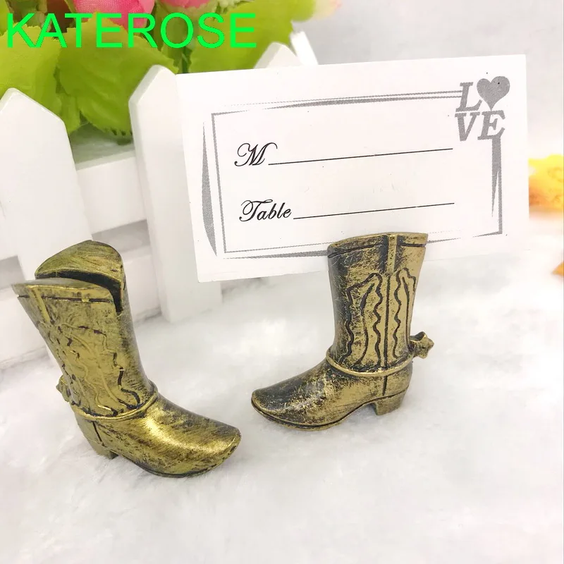 20 шт. золотистые держатели для карт в ковбойском стиле | Дом и сад