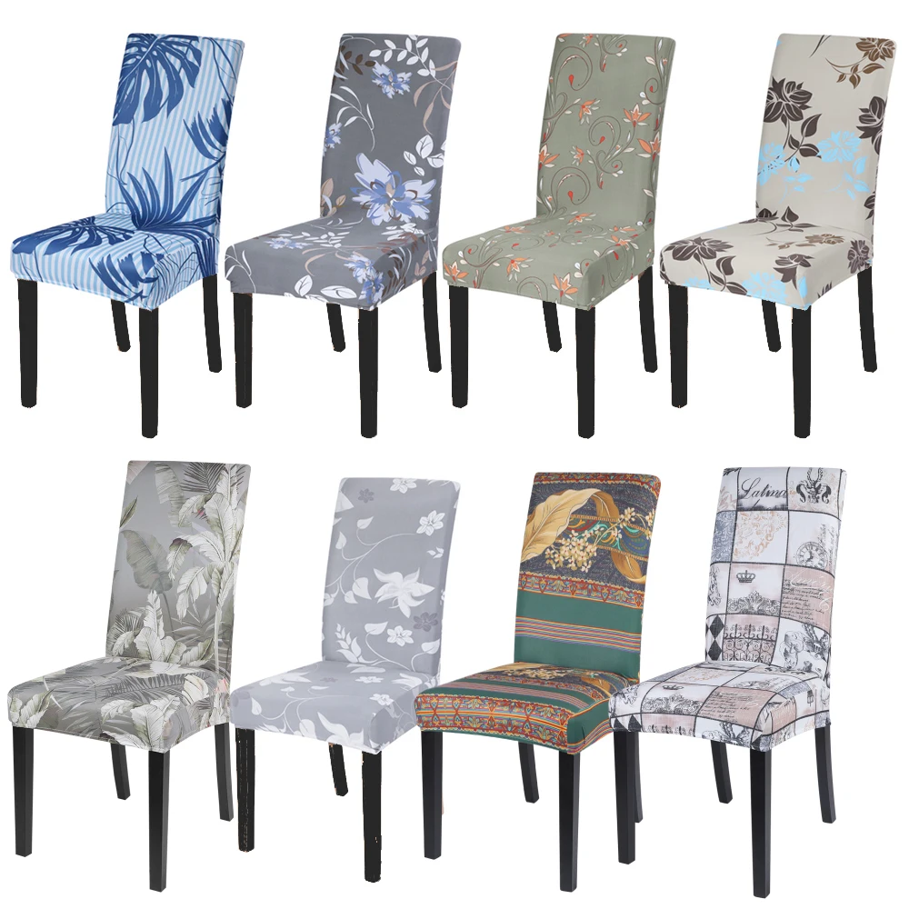 1/2 шт Новый эластичный спандекс Чехол для стула Съемный Анти-грязный чехол