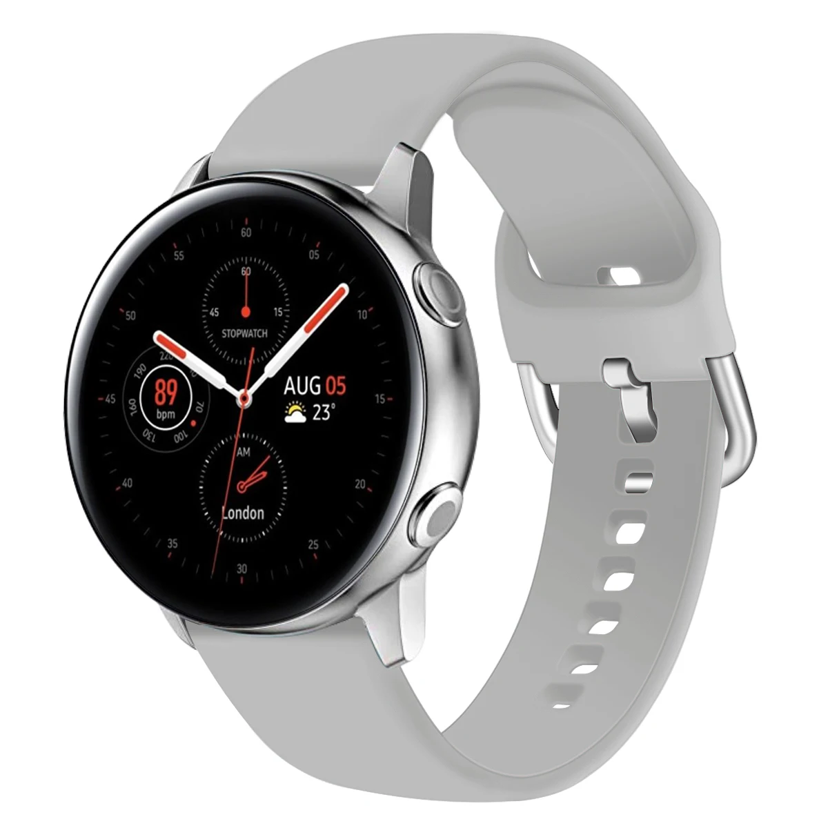Для samsung Galaxy Watch Active 2 40 мм ремешок водонепроницаемый гибкий мягкий силиконовый сменный ремешок для Galaxy Active 2 40 мм