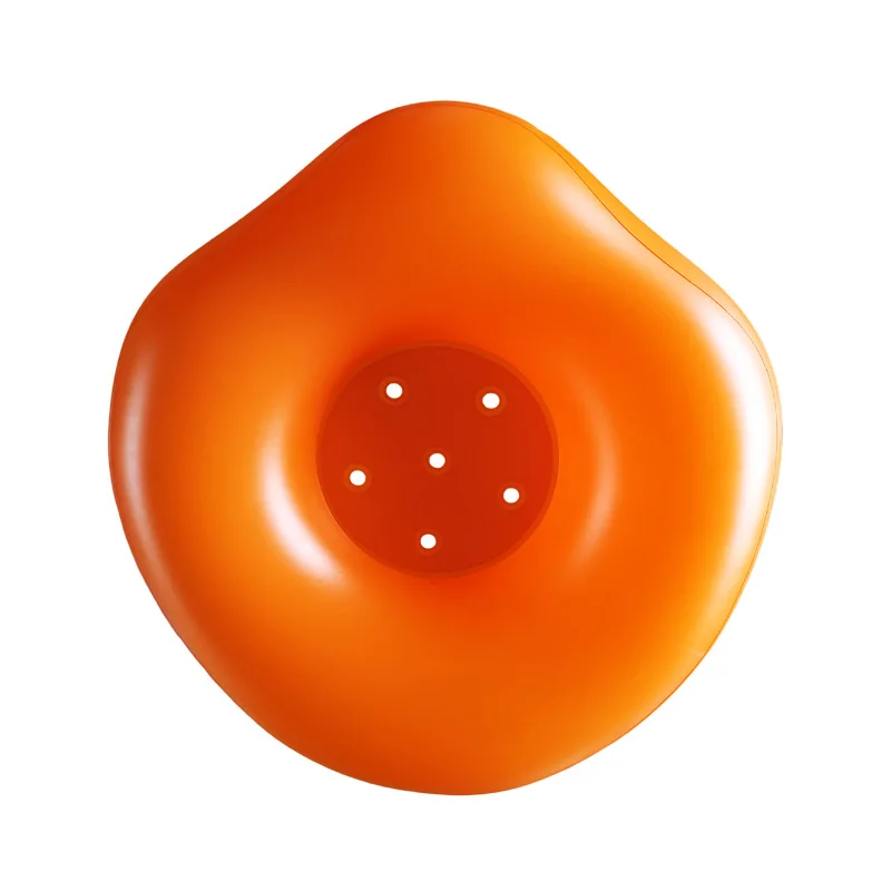 Кресло детское Надувное желтое с подушкой стул для кормления постельное белье