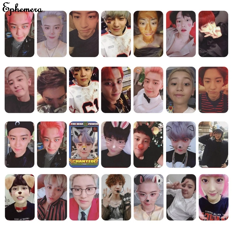 Альбом для фотографий KPOP EXO BAEKHYUN SEHUN CHANYEOL 10 шт. | Канцтовары офиса и дома