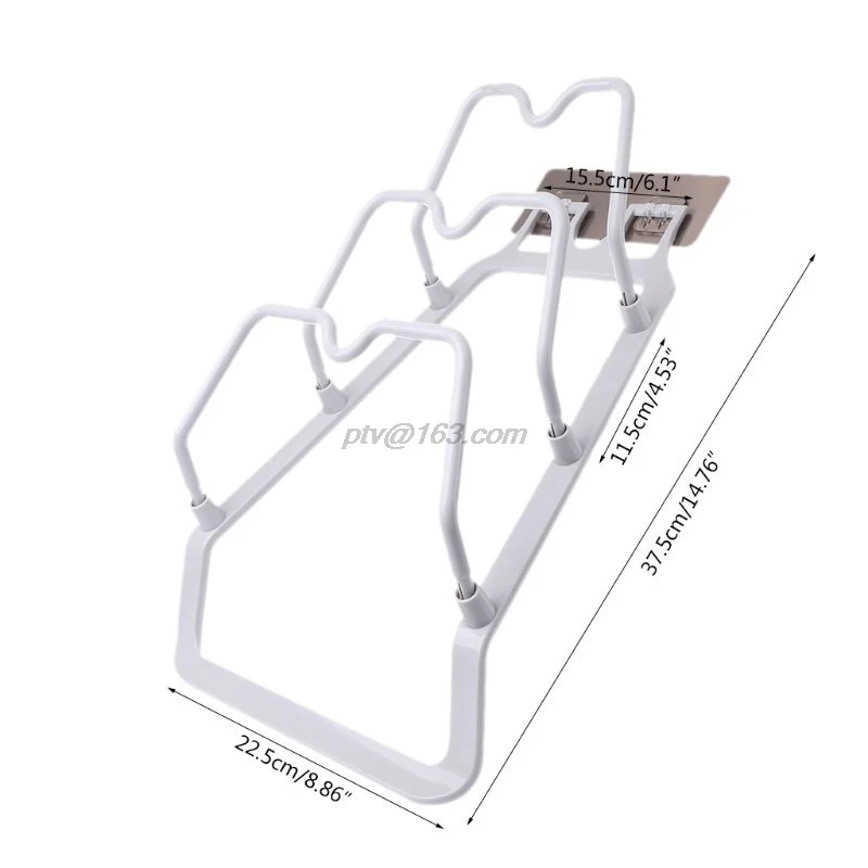 Настенный органайзер для крышек кастрюль и сковородок | Дом сад