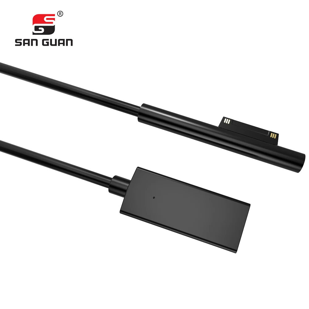 45 Вт USB Type C PD Быстрая зарядка для Microsoft Surface Pro 6/5/4/3 кабель 20 см длинное зарядное