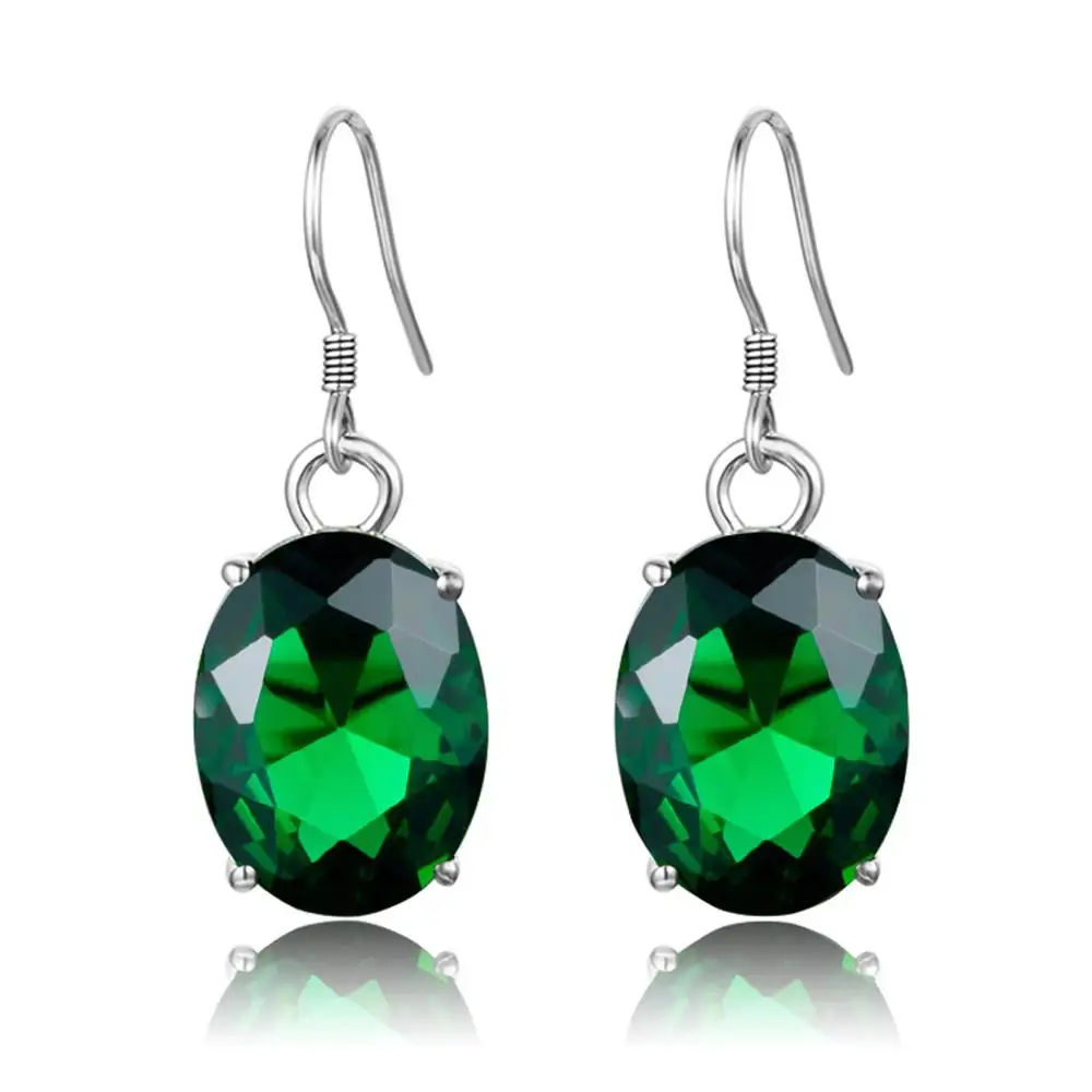 

Кольцо женское из серебра 925 пробы, с изумрудами, 925