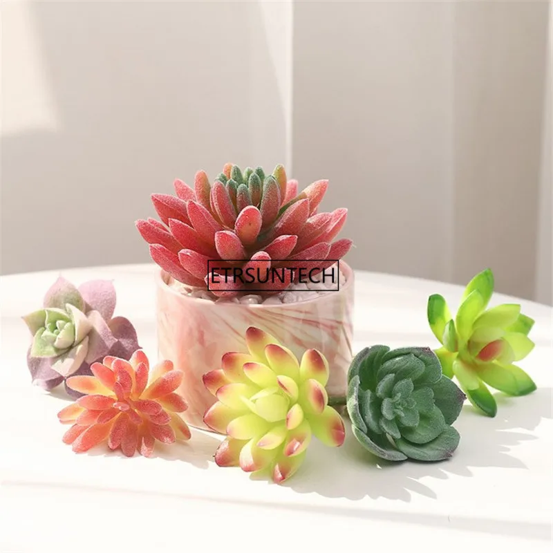 Искусственные растения суккуленты искусственные тропические кактусы Декор для