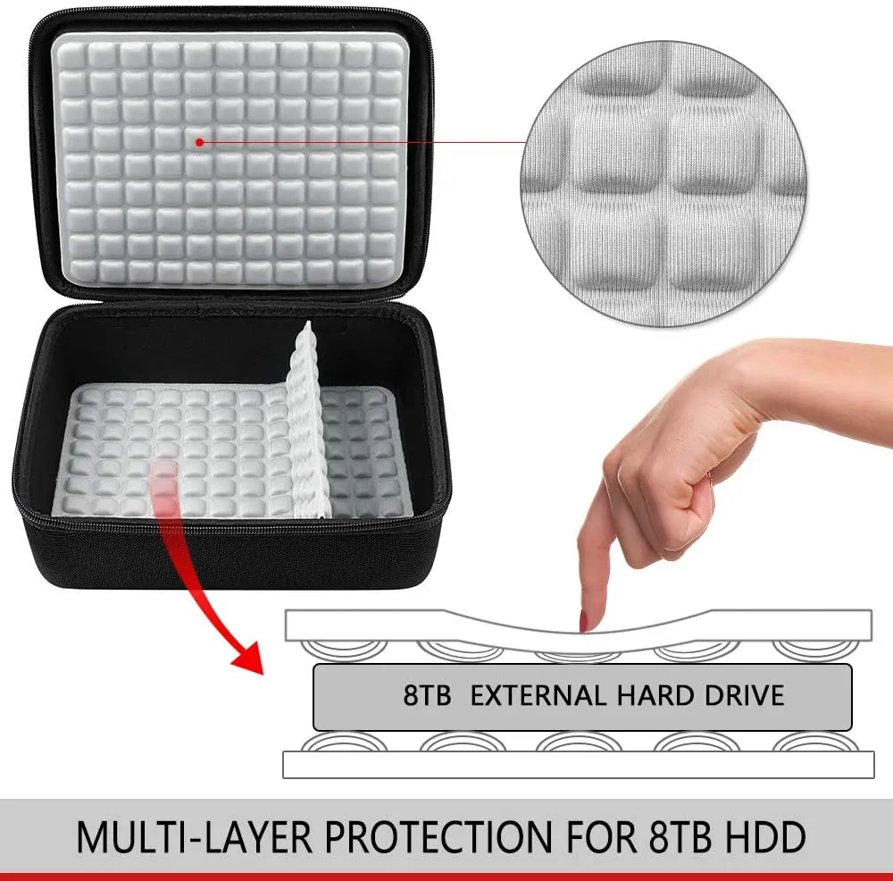 Чехол для жесткого диска Seagate expanding Desktop Western Digital WD My Book/Elements внешний жесткий диск