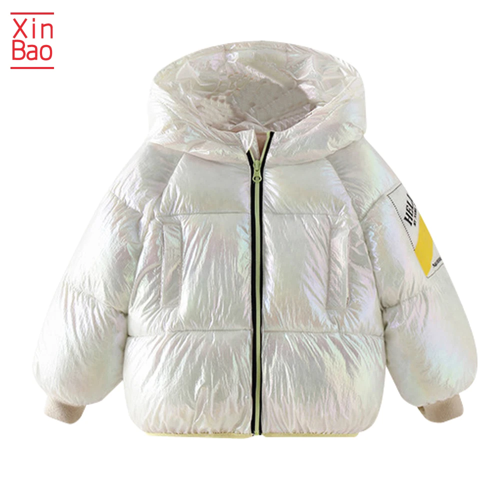 XINBAO/Новинка 2019 года зимняя куртка Детские плотные теплые парки яркие пальто с