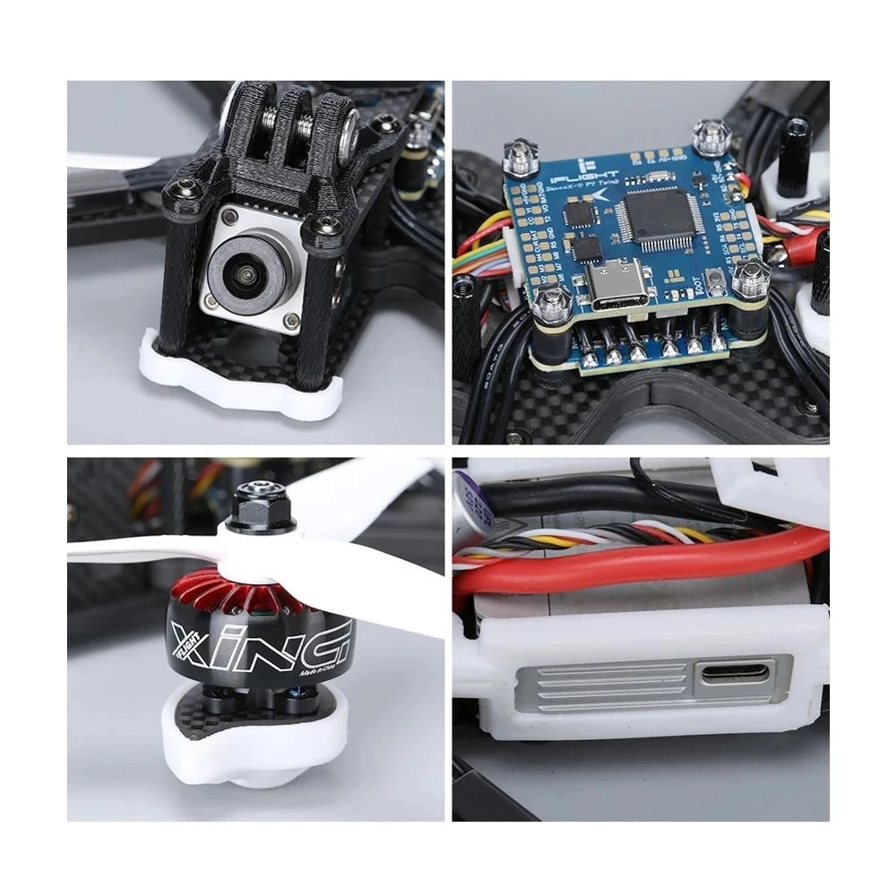 IFlight Cidora SL5 V2.1 HD 217 мм 5 дюймов 4S 6S BNF с SucceX-D F7 50A Stack/Caddx Air Unit Polar Digital System для FPV частей |