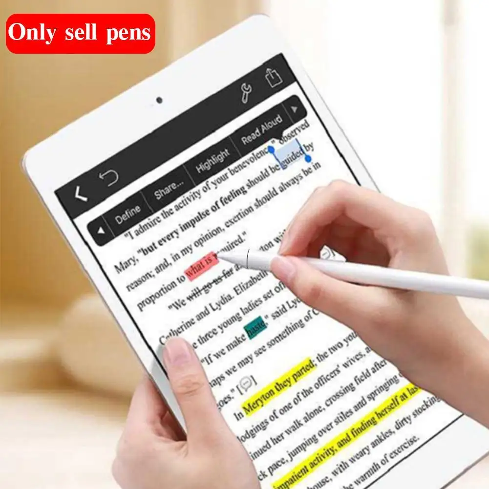 

1pcs Screen Pen Tablet Stylus Drawing Capacitive Pencil Universal For Android/iOS Smart Phone Tablet Black/White/Pink/Gray