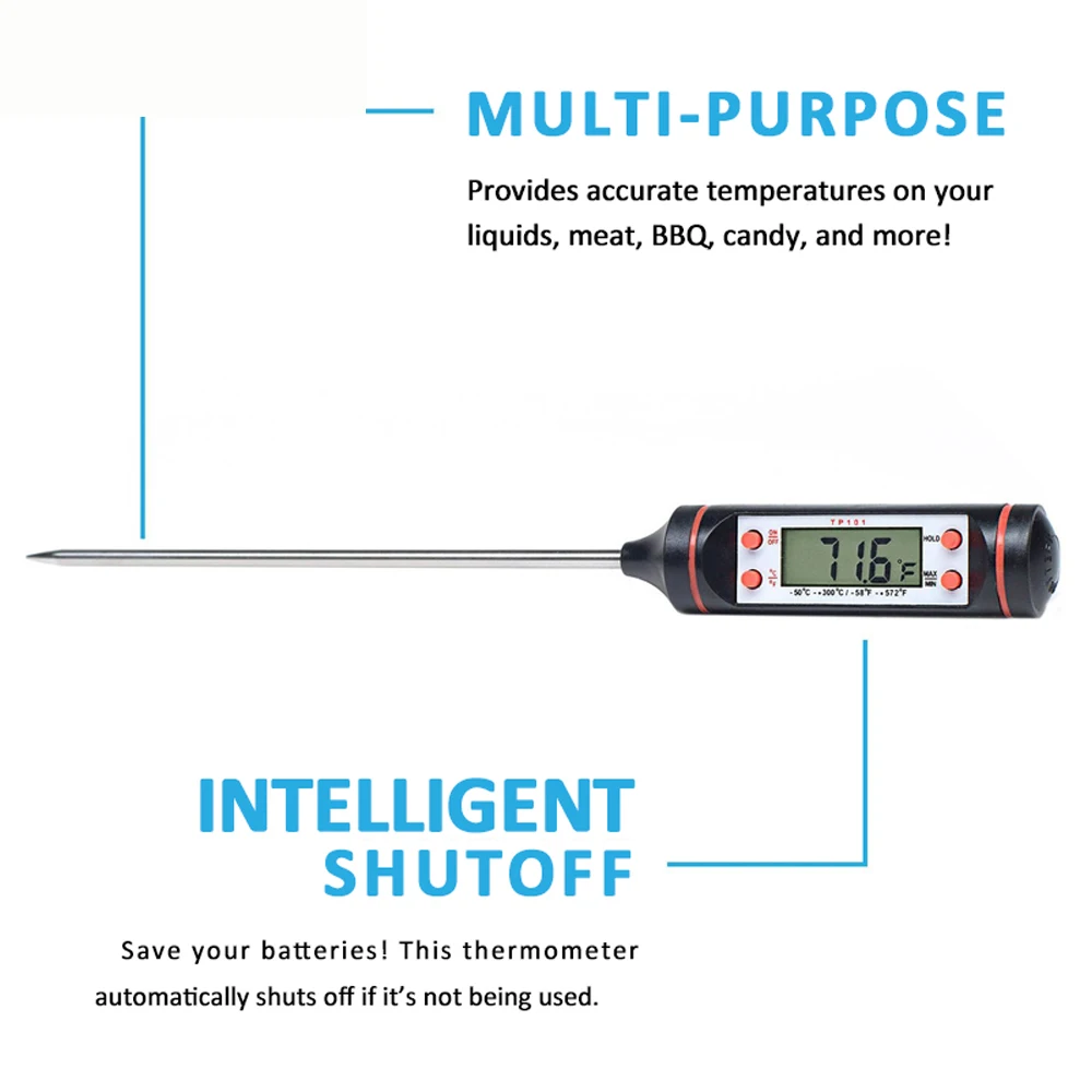 Кухонные принадлежности отображение температуры пищи термометр для мяса