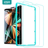 esr 2pcs tempered glass for ipad pro 11 12 9 202120202018 hd clear glass screen protector for ipad pro 2021 screen film glass