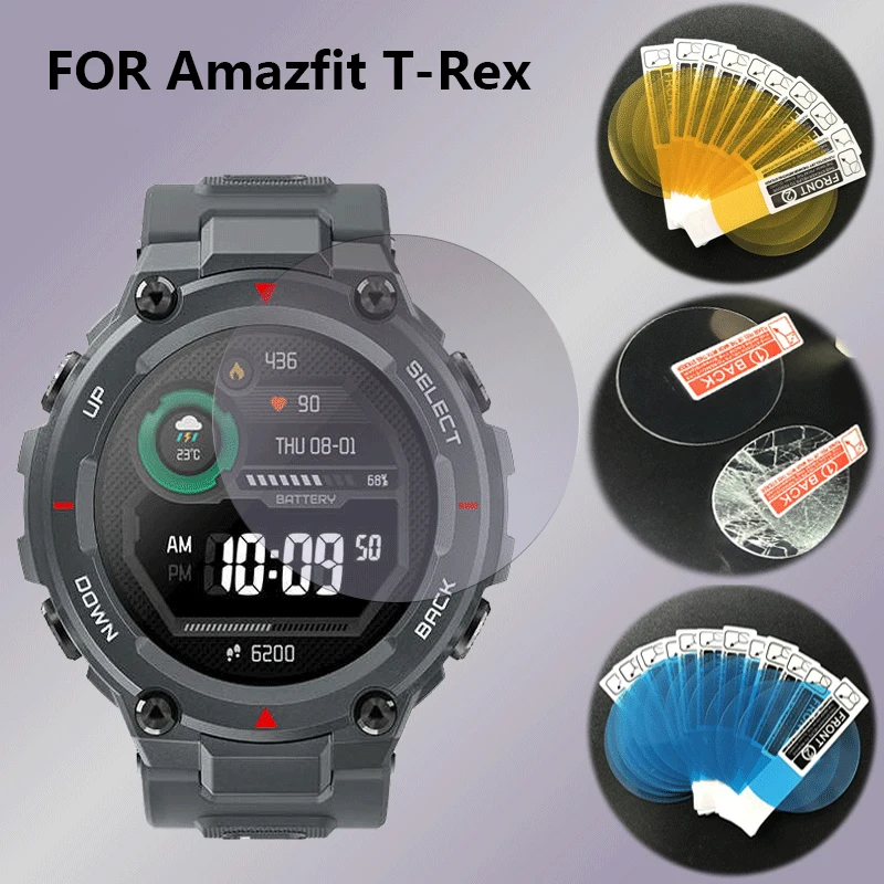 Защитное стекло для смарт-часов Huami Amazfit GTR T-Rex закаленное 9H 2.5D Защитная пленка