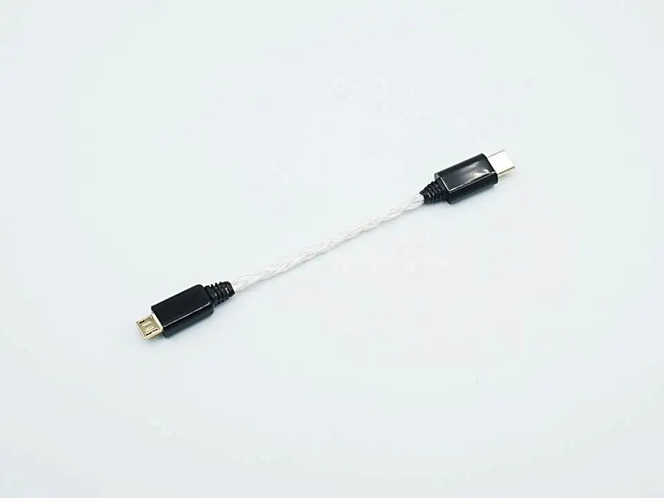 

Кабель с посеребренным разъемом USB Type-C на Micro USB 8 ядер
