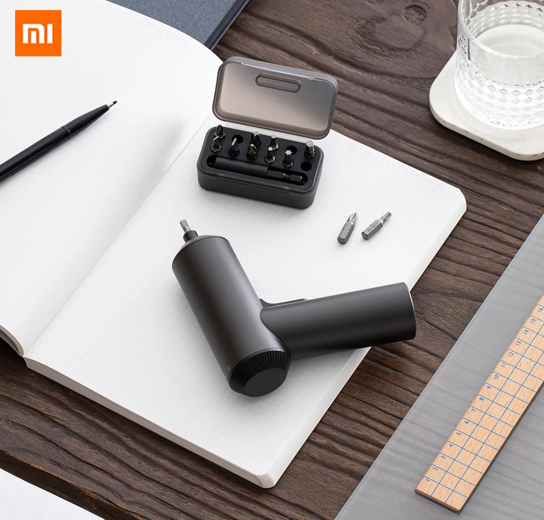 Электрическая отвертка Xiaomi Mijia с 12 отвертками S2 3 6 в 2000 мАч аккумуляторная