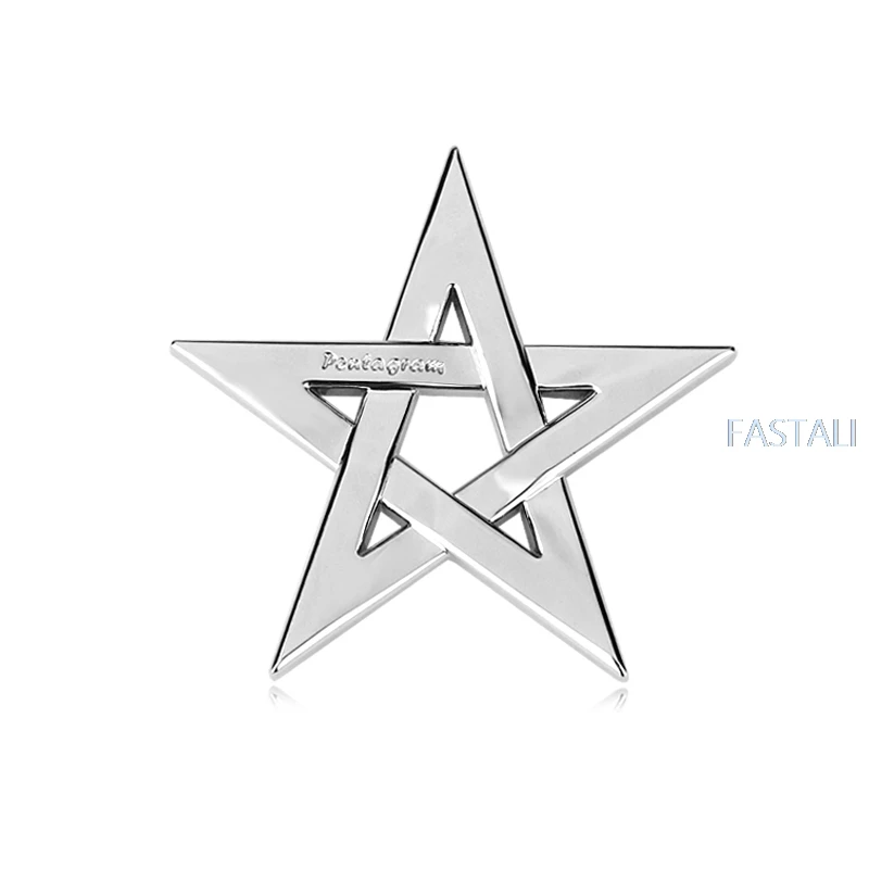 Персональные металлические наклейки на автомобиль с пятиконечной звездой тело
