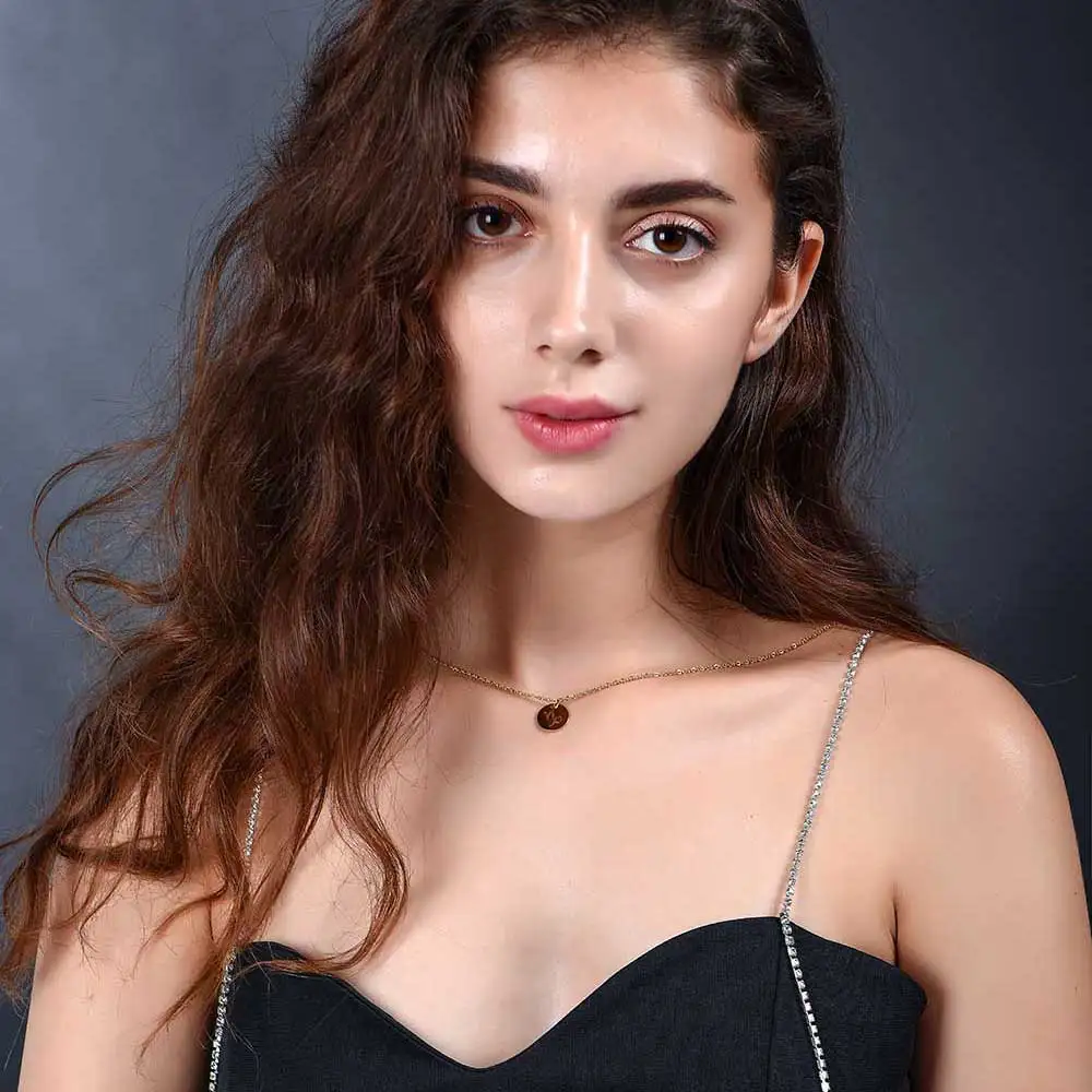 Сказочное ожерелье из 100% нержавеющей стали с золотым наполнителем 12 созвездий