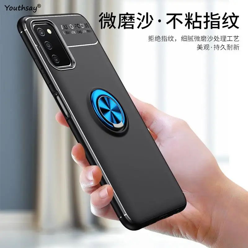 For Samsung Galaxy A03S Case for Samsung Galaxy A03S Shell Funda Megnet Stand Holder Phone Bumper For Samsung Galaxy A03S