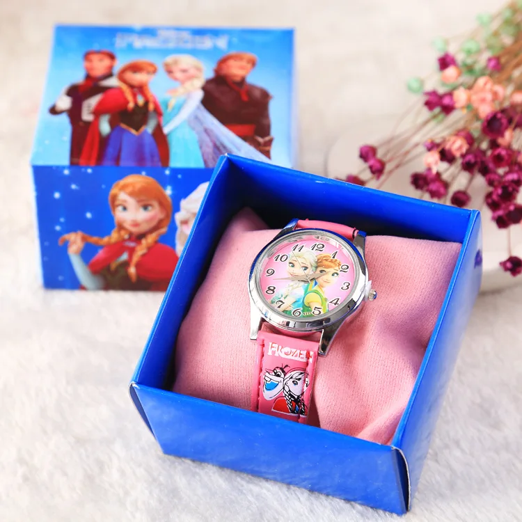 Детские часы Disney холодное сердце принцесса Аиша Анна в коробке Мультяшные