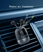 car perfume air freshener cute robot car diffuser solid aromatherapy air vent freshener for auto car interior decor accessories